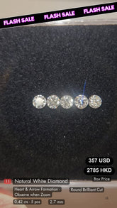 Natural White Diamond Deal (0.42 cts)